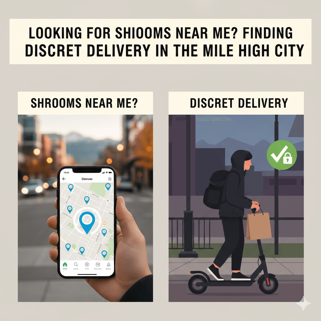 Looking for Shrooms Near Me? Finding Discreet Delivery in the Mile High City